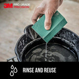 3M 2.5 in. x 4.5 in. x 1 in. 120 Fine Grit Pro Grade Angled Drywall Sanding Sponge