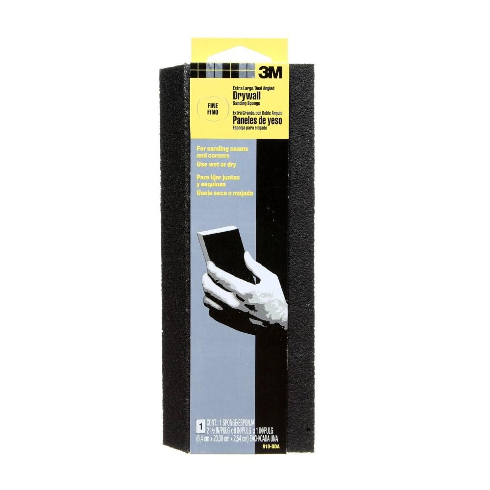 3M 2-1/2 in. x 8 in. x 1 in. 150 Fine Grit Dual Angled Sanding Sponge