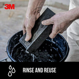 3M 2-7/8 in. W x 8 in. H x 1 in. D 120 Grit Fine Extra-Large Angled Drywall Sanding Sponge (2-Pack, 6-Case)