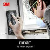 3M 2 7/8 in. x 8 in. x 1 in. Fine Extra Large Angled Drywall Sanding Sponge