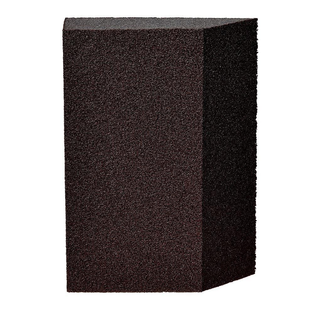 3M 2 7/8 in. x 4 7/8 in. x 1 in. Fine Angled Drywall Sanding Sponge (4-Pack)