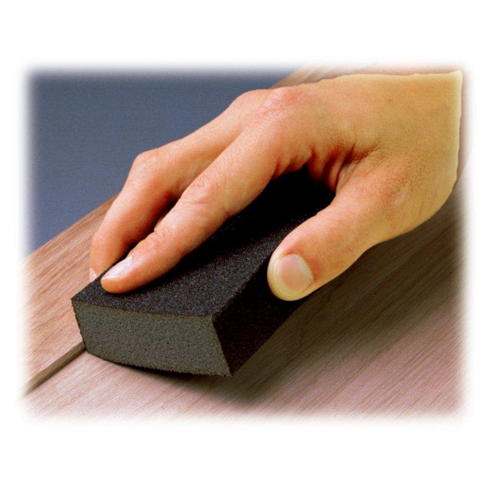 3M 2-5/8 in. x 1 in. x 3-3/4 in. 60 Grit Sanding Sponge Medium (4 Cases of 12-Packs)
