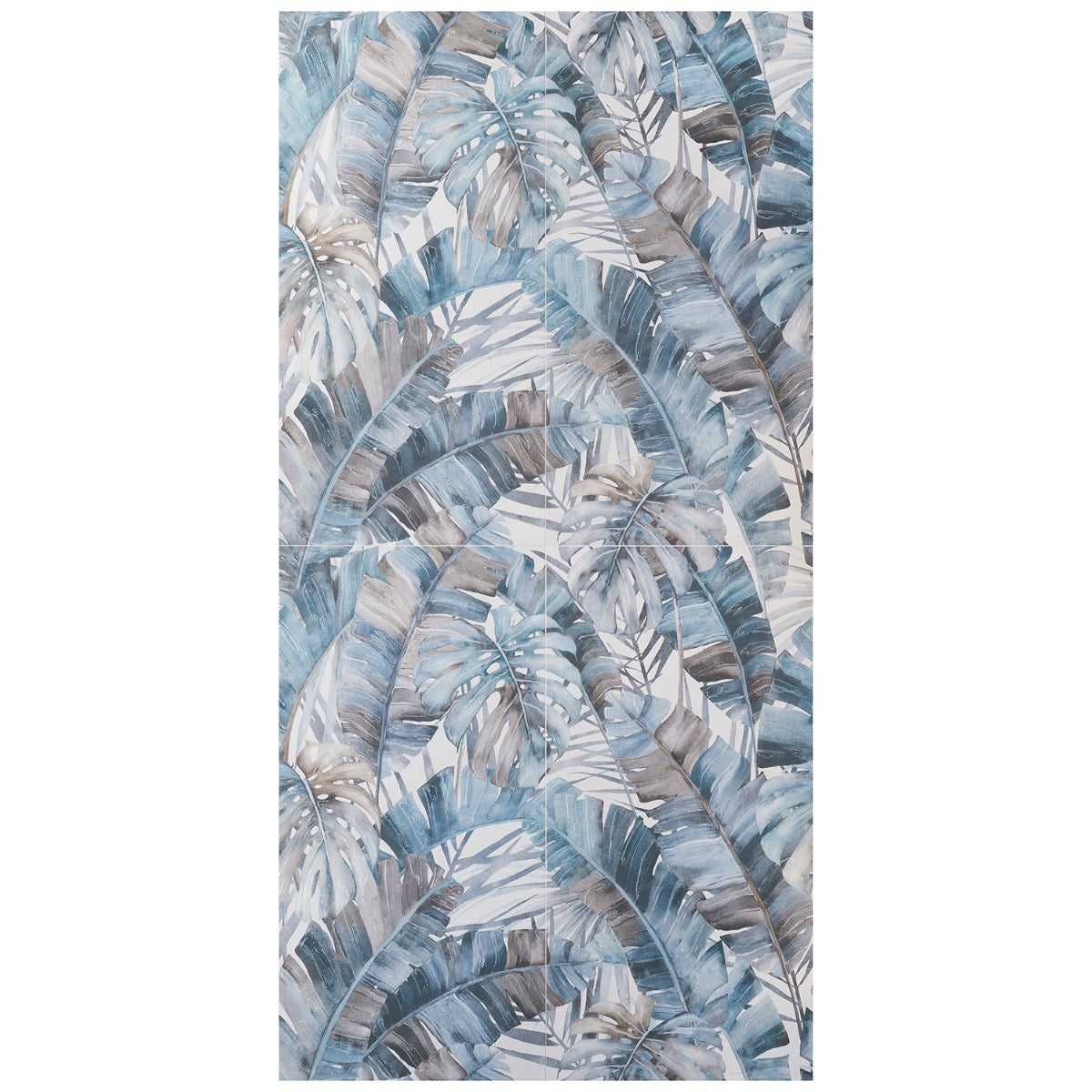 Monet Rain Forest Blue 24x48 Matte Porcelain Wall Tile - Lux Tile