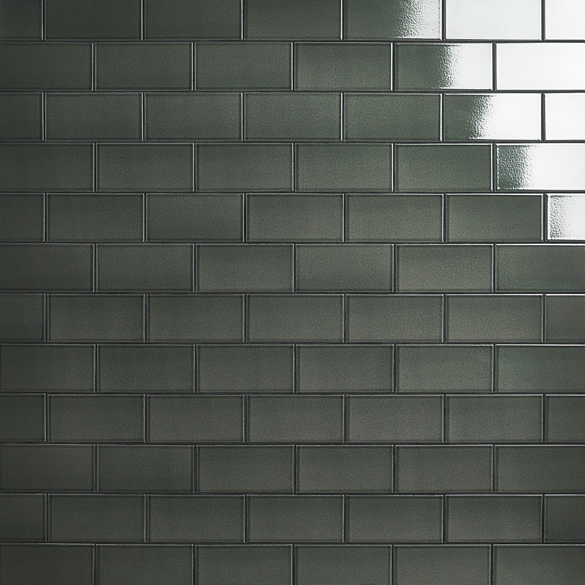 Seaside Ash Gray 4x8 Crackled Glossy Ceramic Tile - Lux Tile