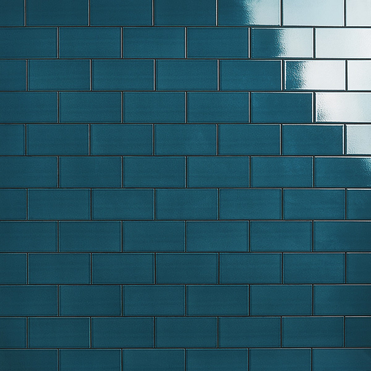 Seaside Marine Blue 4x8 Crackled Glossy Ceramic Tile - Lux Tile