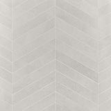 Lux Tile New Rock Perla White 4x21 Chevron Matte Porcelain Tile