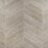 New Rock Tortora Beige 4x21 Chevron Matte Porcelain Tile - Lux Tile