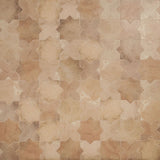 Lux Tile Parma Cotto Brown Matte Star and Cross 6" Terracotta Look Porcelain Tile