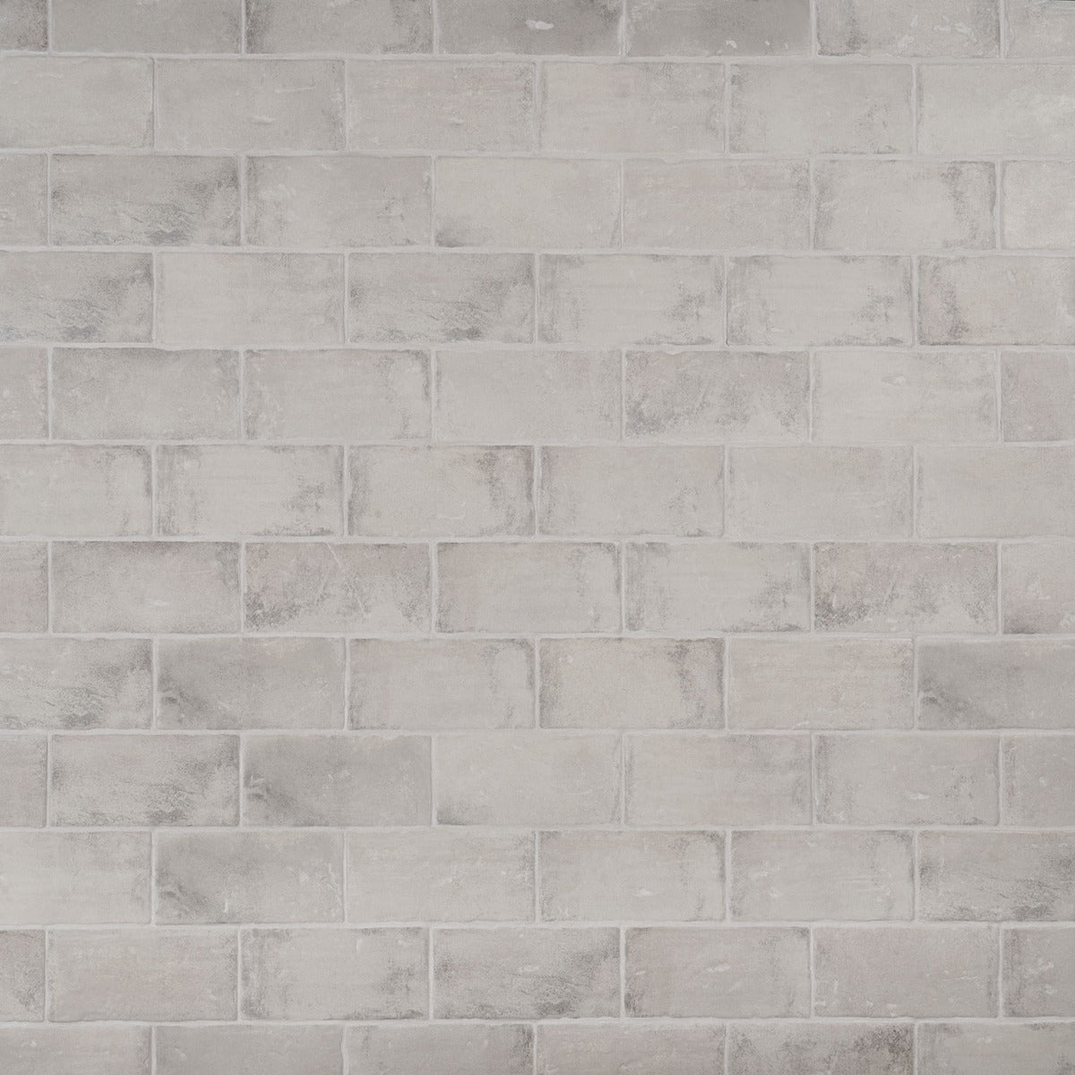 Parma Brick Dove Gray 4x8 Matte Ceramic Subway Tile