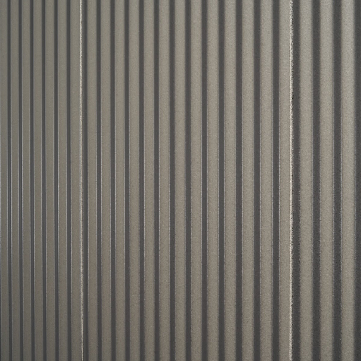 Mod Smoke Gray 12x36 3D Fluted Matte Ceramic Tile - Lux Tile