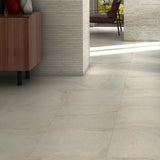 Acadia Linen White 24x24 Matte Porcelain Tile - Tilebar