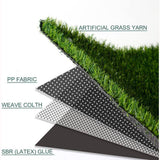 LITA Realistic 6.5 ft. x 10 ft. Green Artificial Grass Turf