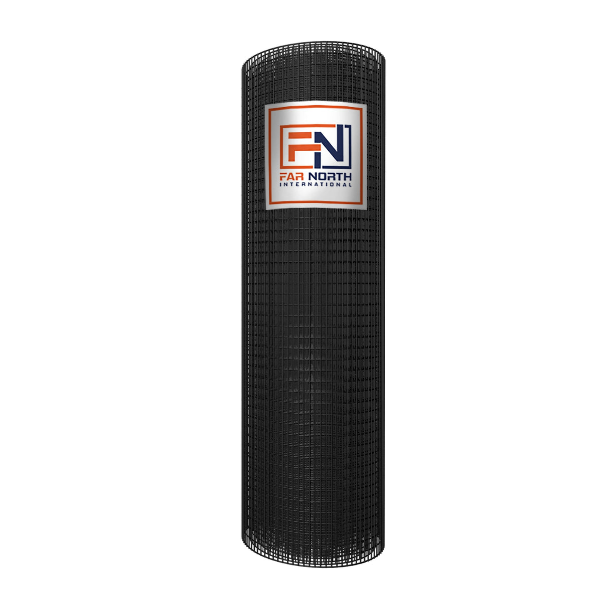 Far North International 50-ft x 2-ft 16-Gauge Vinyl Coated Black Galvanized Steel Welded Wire Rolled Fencing with Mesh Size 1/2-in x 1-in