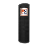 Far North International 50-ft x 2-ft 16-Gauge Vinyl Coated Black Galvanized Steel Welded Wire Rolled Fencing with Mesh Size 1/2-in x 1-in
