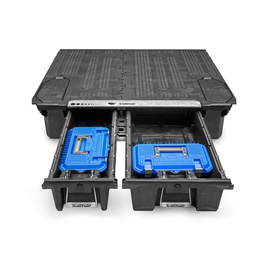 DECKED Crossbox 17 in. Drawer Tool Box in Blue and Black - Super Arbor