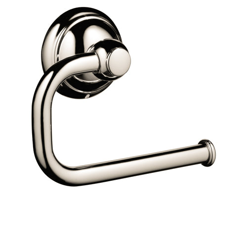 Hansgrohe Hg Accessories Brushed Nickel Wall Mount Single Post Toilet Paper Holder - Super Arbor