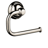 Hansgrohe Hg Accessories Brushed Nickel Wall Mount Single Post Toilet Paper Holder - Super Arbor