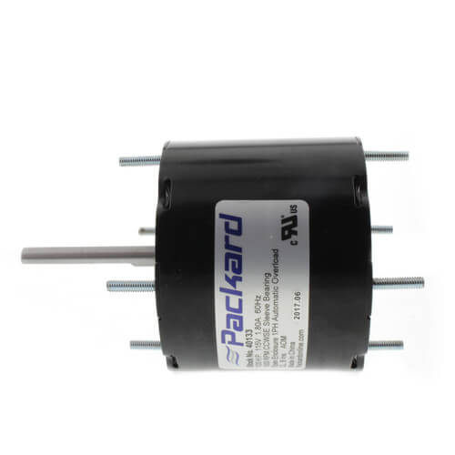 Packard 40133 inducer motor - side view (Type: Shaded Pole; Voltage: 115V)