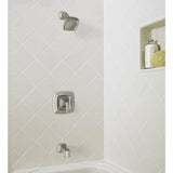 Hensley Single-Handle 1-Spray Tub and Shower Faucet in Spot Resist Brushed Nickel (Valve Included) - Super Arbor