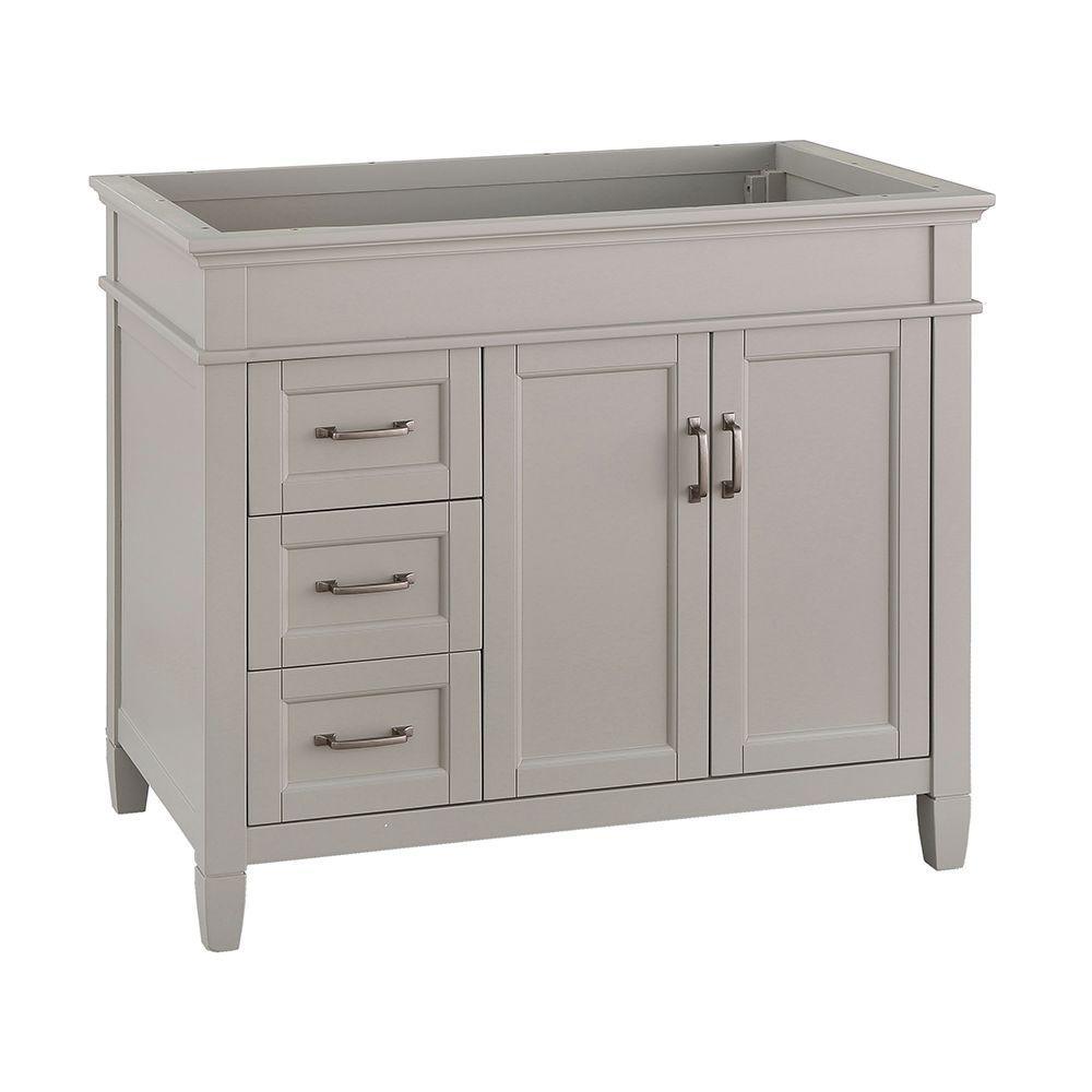 Ashburn 36 in. W x 21.75 in. D Vanity Cabinet in Grey - Super Arbor