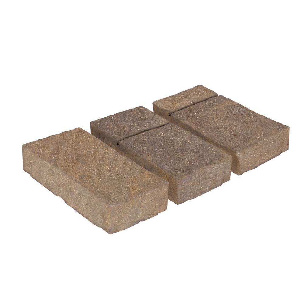 Marseilles 7 in. 3.5 in. x 2.25 in. Carriage House Beige/Charcoal Concrete Paver - Super Arbor
