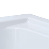 Evolution 72 in. x 36 in. Acrylic Reversible Drain Bathtub in White - Super Arbor