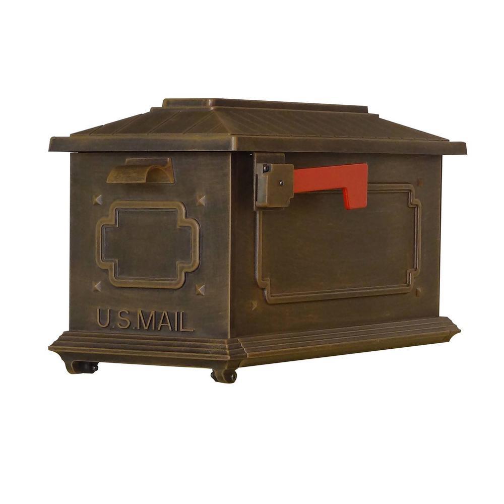 Kingston Black Post Mount Mailbox - Super Arbor