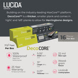 Lucida USA Decocore White Oak Brown 22-mil x 5-4/5-in W x 25-in L Waterproof Interlocking Luxury Vinyl Plank Flooring (14.5-sq ft/ Carton)