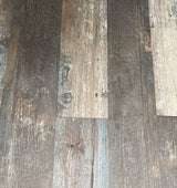 Deco Products Rumba Light Blue/Brown/Grey/White Luxury Vinyl Plank Sample, 6 x 6 in, 8-mil Wear Layer