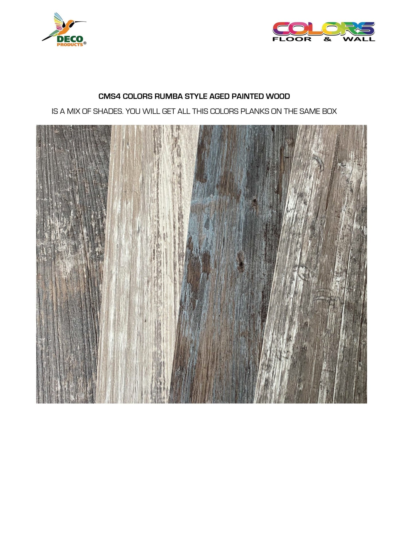 Deco Products Colors Rumba High Variation 6-in Wide x 2-mm Thick Waterproof Luxury Vinyl Plank Flooring (30-sq ft)