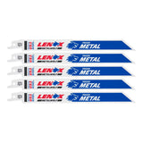 LENOX 5-Pack 8-in 14-TPI Bi-Metal Reciprocating Saw Blades