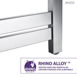 ANZZI Polished Chrome Plug-In Wall-Mount Towel Warmer, 20.47 x 4.134 x 34.25 in