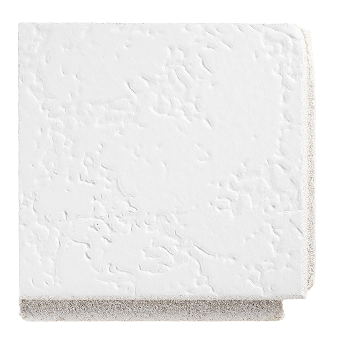 Armstrong Ceilings Grenoble White Mineral Fiber Drop Ceiling Tile Sample