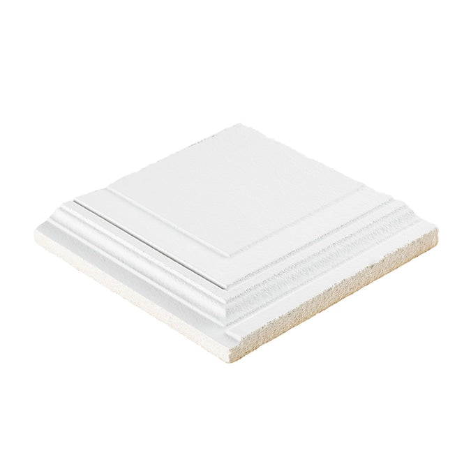 Armstrong Ceilings Raised Panel White Mineral Fiber Drop Ceiling Tile Sample