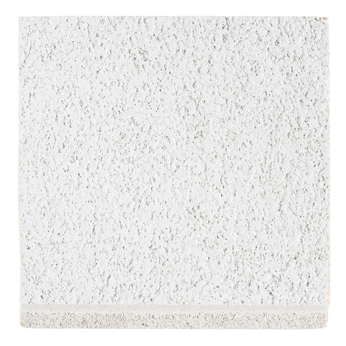 Armstrong Ceilings Classic Fine Textured White Mineral Fiber Drop Ceiling Tile Sample