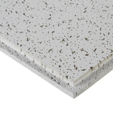 Armstrong Ceilings 48-in x 24-in Scored Contractor White Fissured 15/16-in Drop Acoustic Panel Ceiling Tiles, 10-Pack