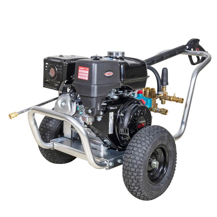 Simpson SIMPSON Aluminum Water Blaster ALWB60828 4200 PSI at 4.0 GPM HONDA GX390 Belt Drive Cold Water Pressure Washer