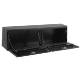 Weather Guard 60.13 Matte Black Aluminum Full Size Top Mount Truck Tool Box - Super Arbor