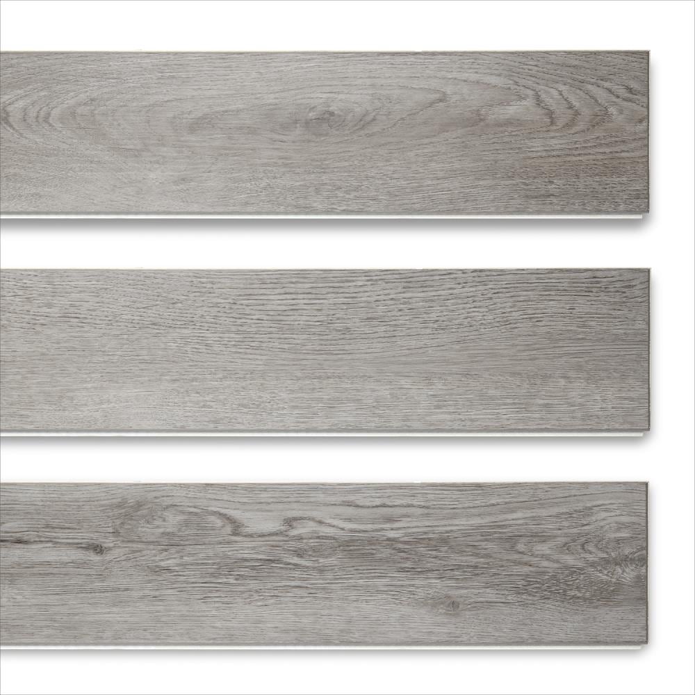 Lucida USA Decocore Soft Gray 22-mil x 5-4/5-in W x 25-in L Waterproof Interlocking Luxury Vinyl Plank Flooring (14.5-sq ft/ Carton)
