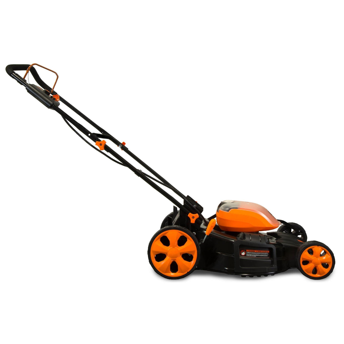 WEN 21 in. 40V Max Lithium-Ion Cordless 3-in-1 Walk-Behind Push Lawn Mower with 16-Gal Bag, Two Batteries & Charger