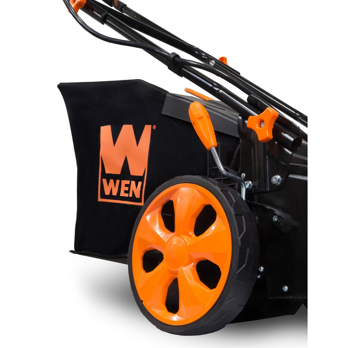 WEN 21 in. 40V Max Lithium-Ion Cordless 3-in-1 Walk-Behind Push Lawn Mower with 16-Gal Bag, Two Batteries & Charger