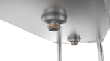 KoolMore Stainless Steel 2-Basin Freestanding Utility Tub with Drain