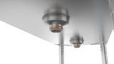 KoolMore Stainless Steel 2-Basin Freestanding Utility Tub with Drain
