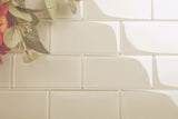 Giorbello (Sample) 3x6 Glass Subway Tiles Light Taupe 3-in x 6-in Glossy Glass Brick Subway Wall Tile