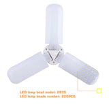 60W/45W LED Garage Lights, TSV 4/3 LED Heads Foldable Trilright Garage Ceiling Lighting 3200LM 6500K White LED Shop Light, Deformable LED Garage Ceiling Lighting Bulbs Workshop Light for Workbench