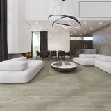 Lucida USA (Sample) GlueCore Pro Sky Gray Waterproof Wood Look Glue Down Luxury Vinyl Plank, 7" x 48", 5mm, 28mil Wear Layer