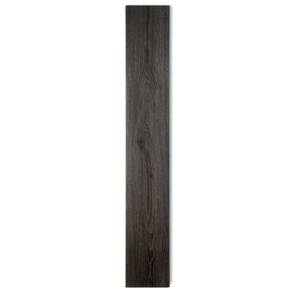 Lucida USA (Sample) MaxCore Storm Black Luxury Vinyl Plank, 7.31-in W x 12-in L, 22-mil Wear Layer