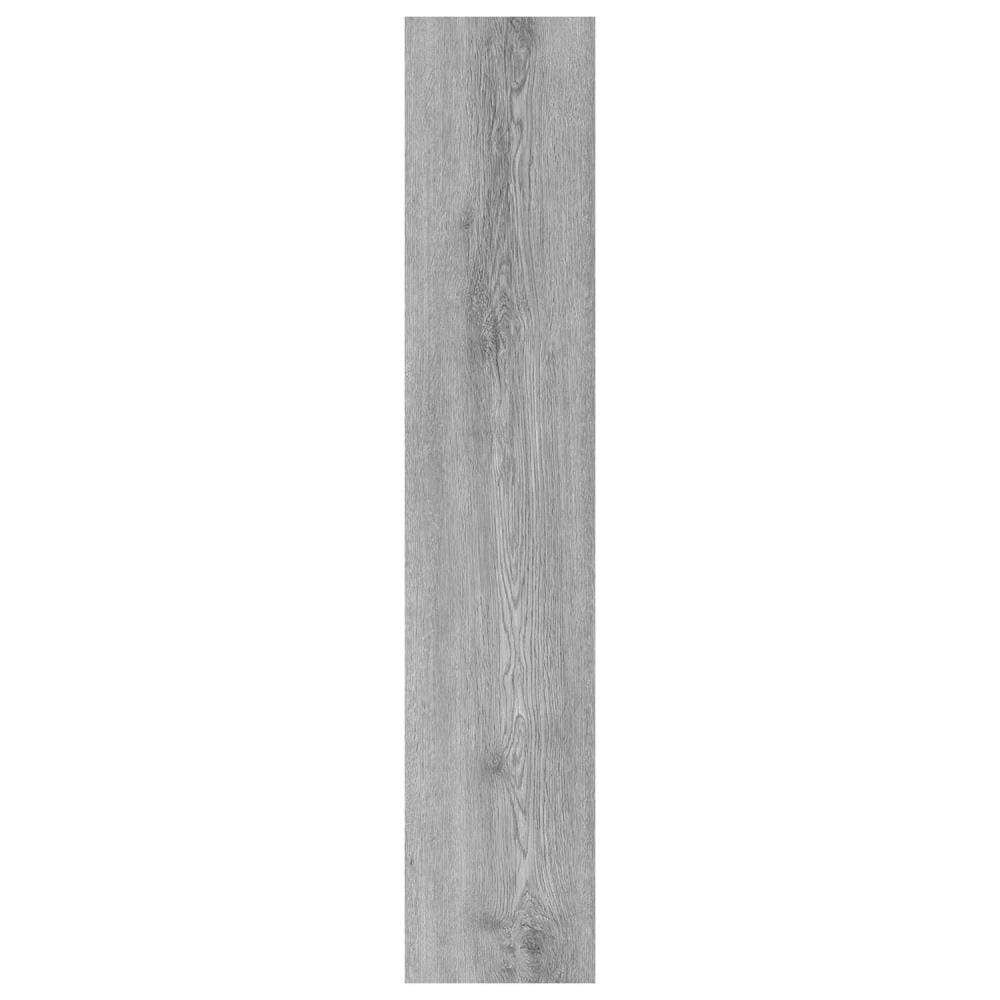 Lucida USA (Sample) Decocore Soft Gray Wood Look 22-mil Interlocking Luxury Vinyl Plank