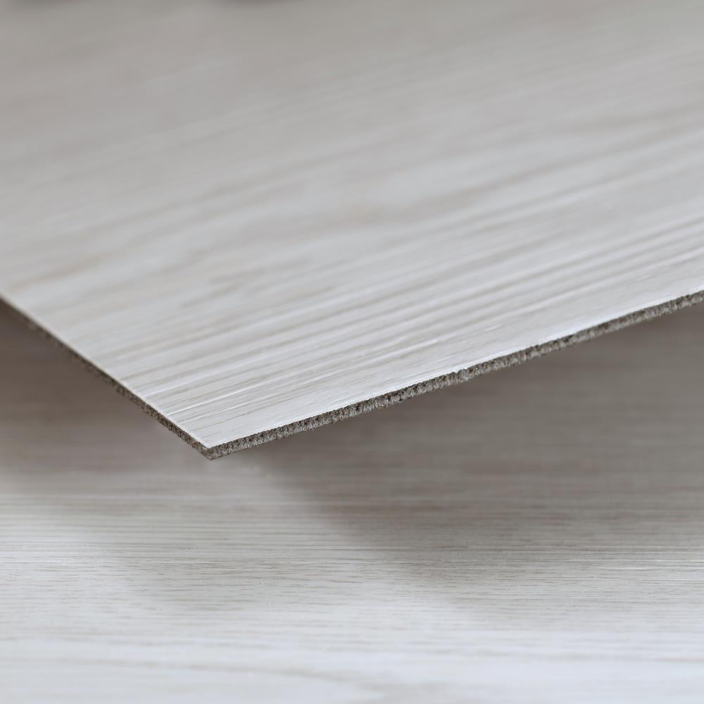 Lucida USA Basecore Cotton Brown 12-mil x 6-in W x 36-in L Waterproof Peel and Stick Vinyl Plank Flooring (54-sq ft/ Carton)