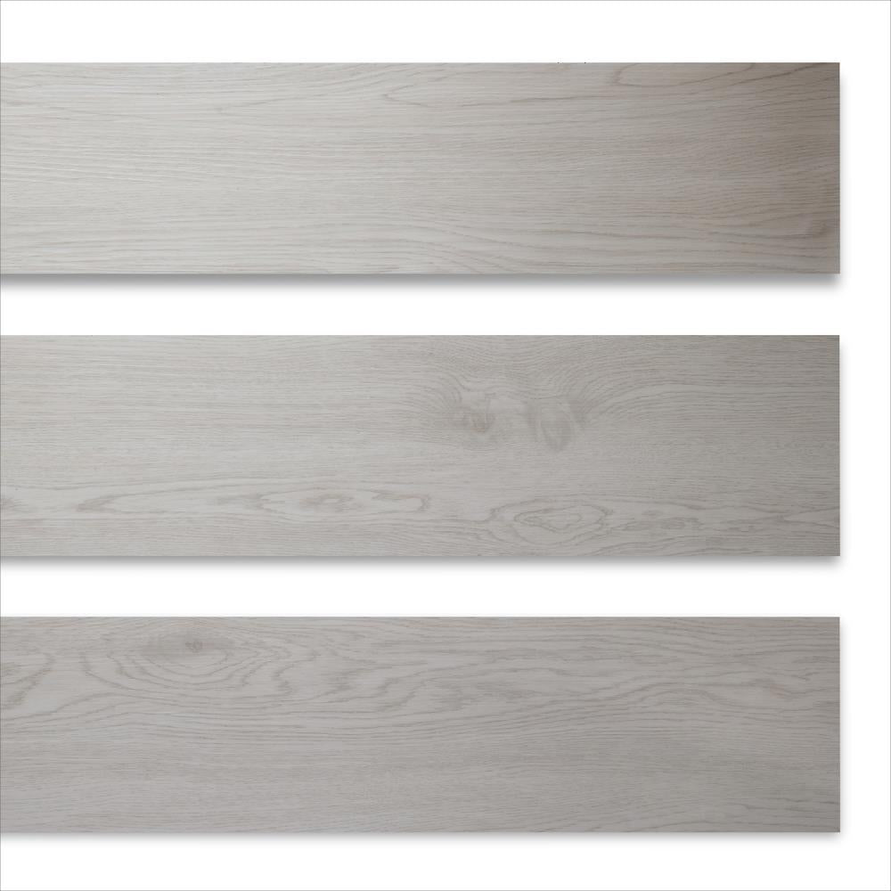 Lucida USA Basecore Cotton Brown 12-mil x 6-in W x 36-in L Waterproof Peel and Stick Vinyl Plank Flooring (54-sq ft/ Carton)